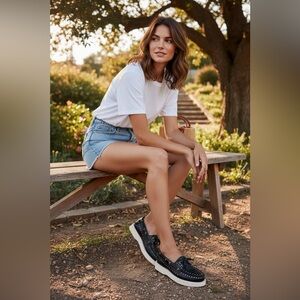 Sperry x Rebecca Minkoff  Studs Boat Shoe Size 7.5